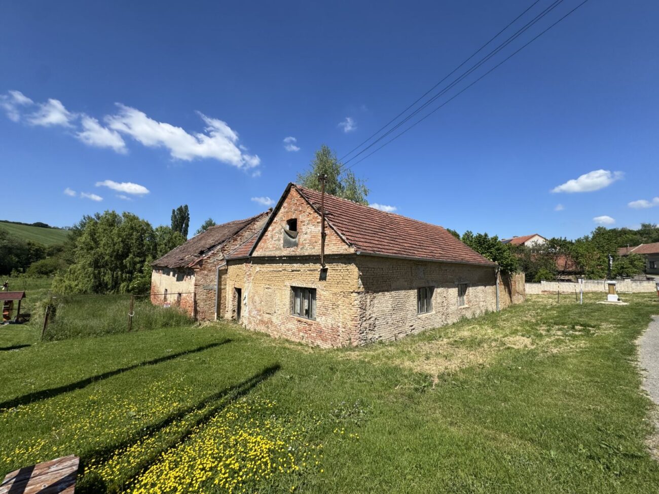 Prodej stavebního pozemku 1590 m2, Nemotice, okres Vyškov