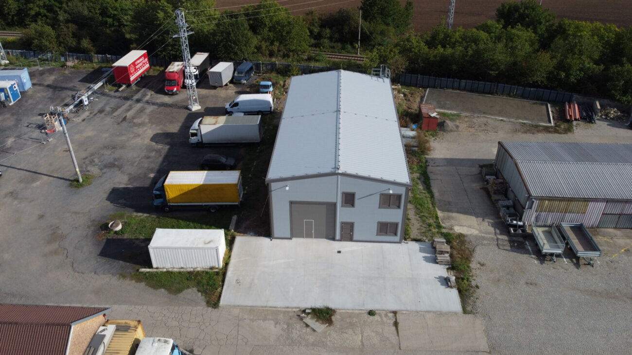 Prodej průmyslové haly 288m2, Pozemek 999m2, Rousínov, okres Vyškov